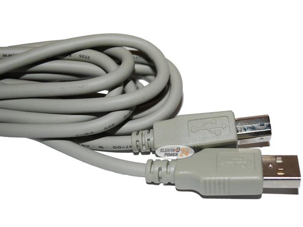 USB Datenkabel / Kabel für Drucker 2.0 | 3m