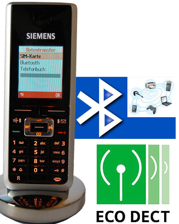 Siemens Gigaset SL2 DECT schnurloses ISDN Telefon
