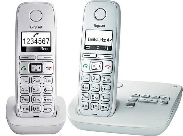 Gigaset E310A ECO-DECT Telefon mit Anrufbeantworter DUO - refurbished