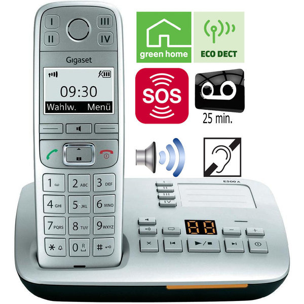 Gigaset E500A ECO-DECT analoges Telefon